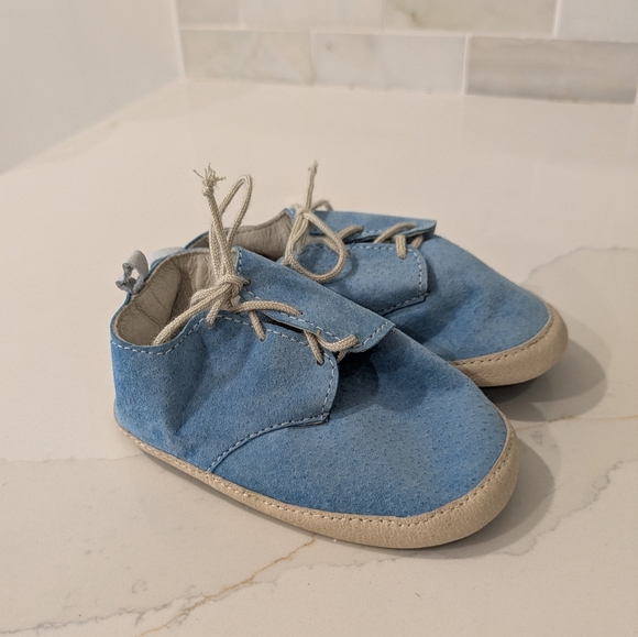 Hand Crafted Suede & Leather Baby Shoes By Canadian Artist - Picture 7 of 8